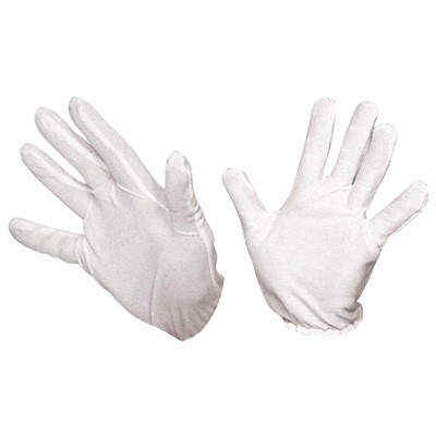 Krátké rukavice bílé