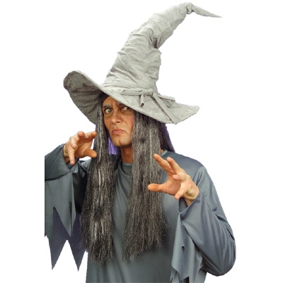 Suedelook witch hat