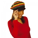 Čepice Rastafarian s kšiltem 