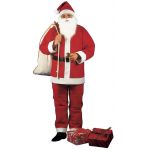 Kostým Santa Claus Kalhoty, kabát, pásek, čepice a vousy