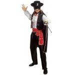 Kostým Zorro Košile, vesta, kalhoty, pás, kabát, škraboška