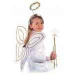 Angel set Wings, wand and gloriole